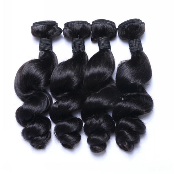 Hot sale high quality tangle free real human hair extensions wj010